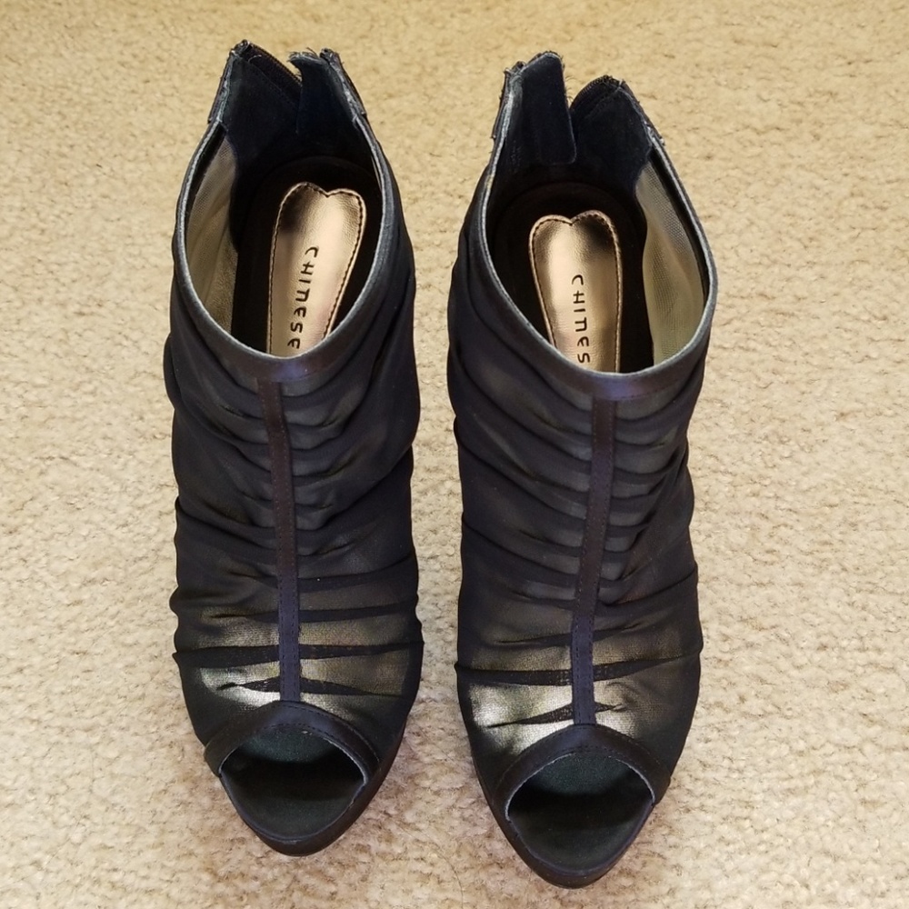 Platform Open Toe Bootie - image 1